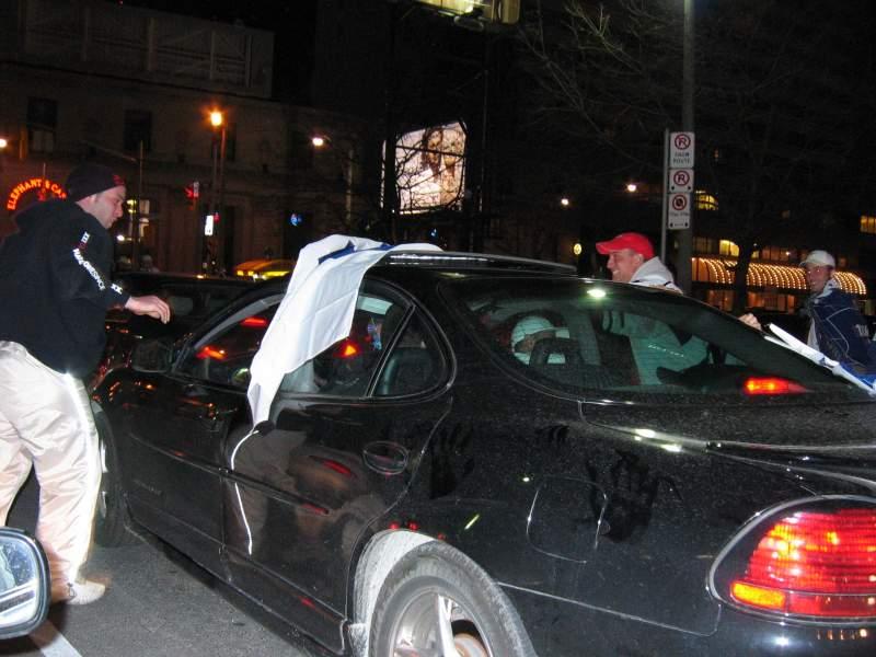 Downtown Toronto after Leafs won the Quarter Finals 70.JPG
